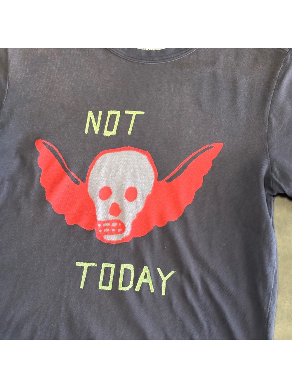 Imogene and Willie Men's Not Today graphic T shirt size X Small - Picture 2 of 6